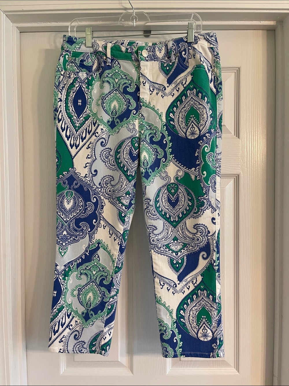 Chico's Platinum The Perfect Crop Jeans, Size 1.5 (10)